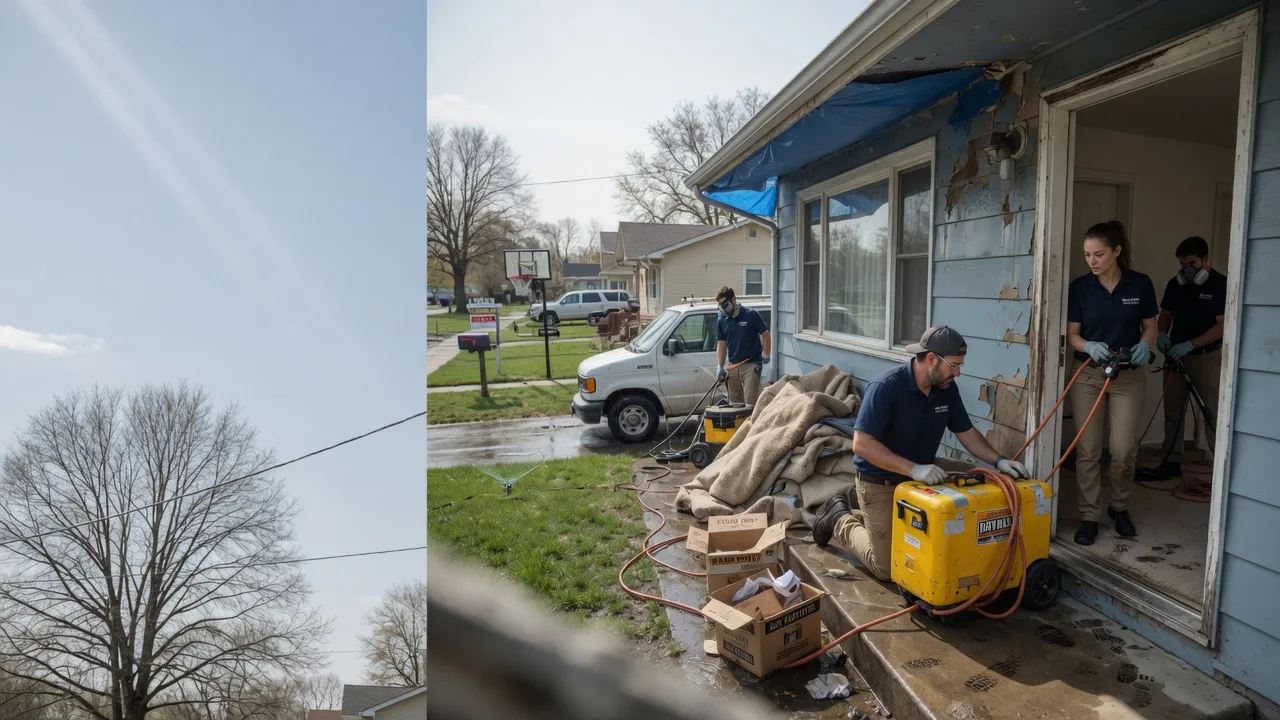 Basement Flood Cleanup in Bedias, TX near me